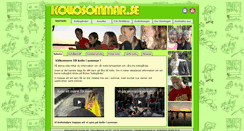 Desktop Screenshot of kollosommar.se